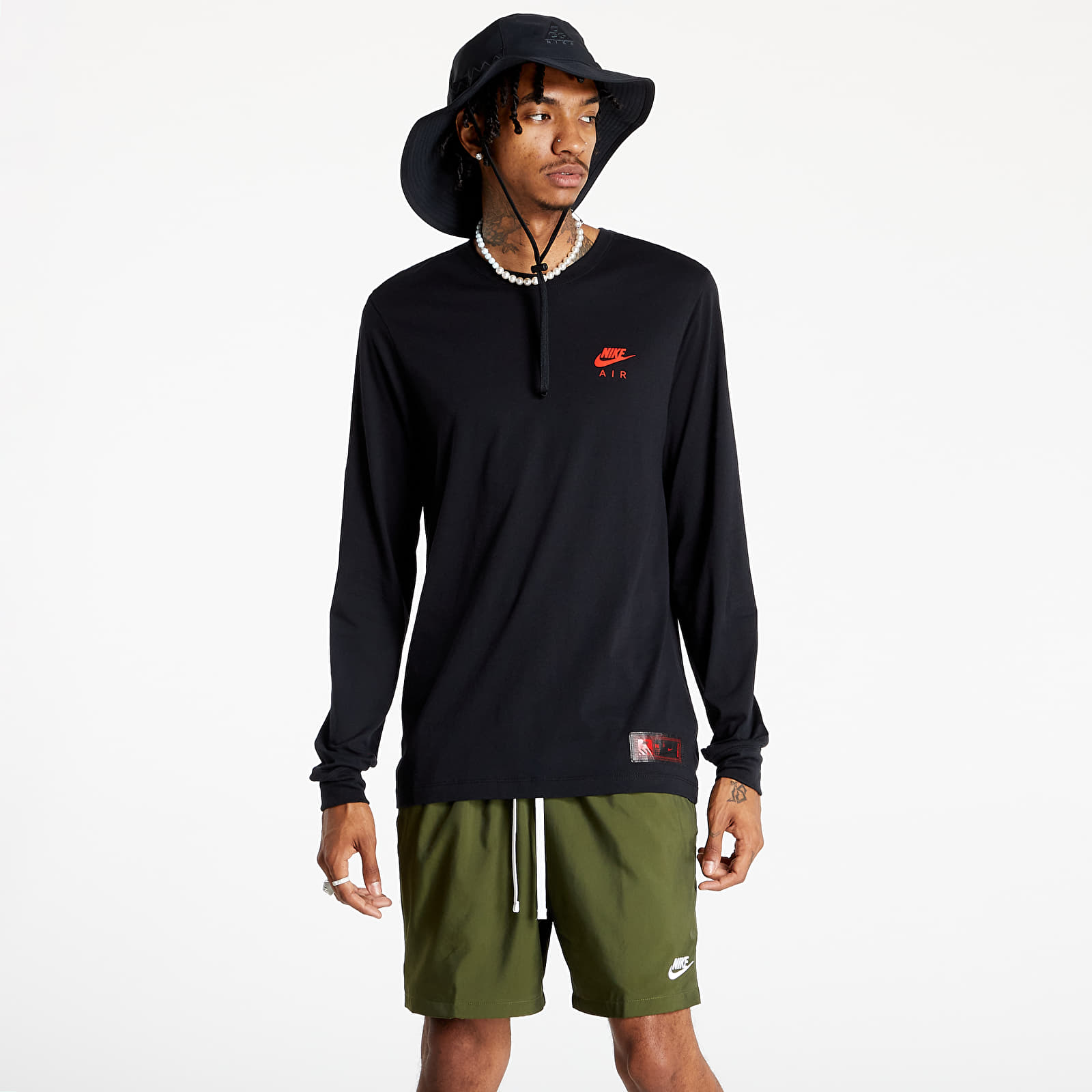 T-shirts Nike Sportswear Men's Long-Sleeve T-Shirt Black