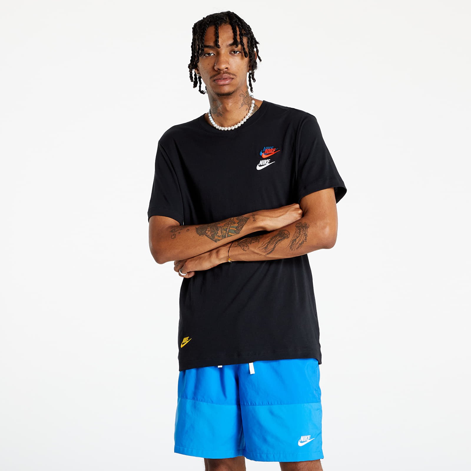 Marškinėliai Nike Sportswear M Tee Club Essentials Black