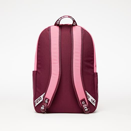 Adidas originals big logo dark pink backpack outlet