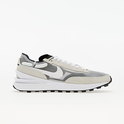 nike waffle one white black