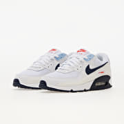 nike air max 90 white midnight navy