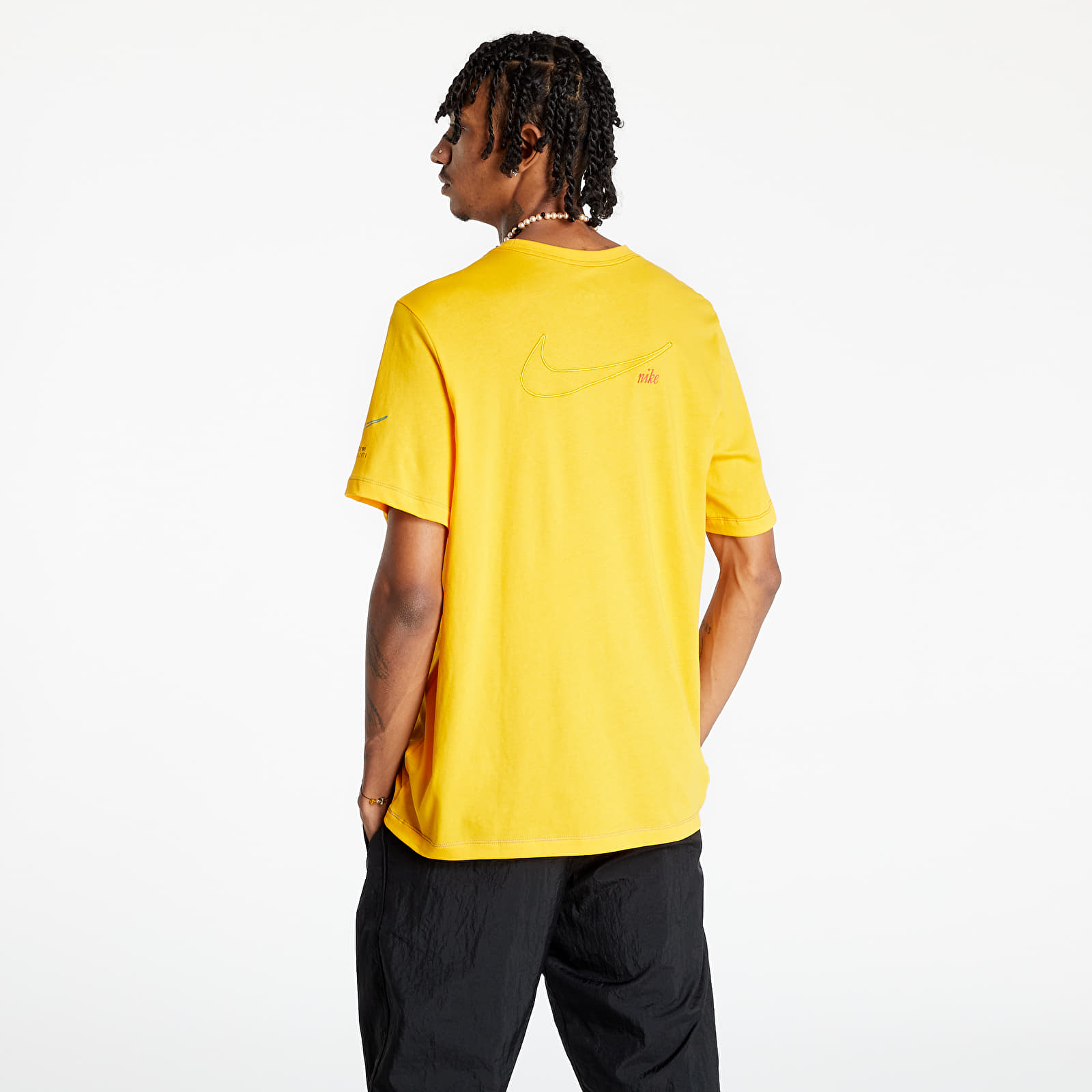 dynamic yellow nike shirt