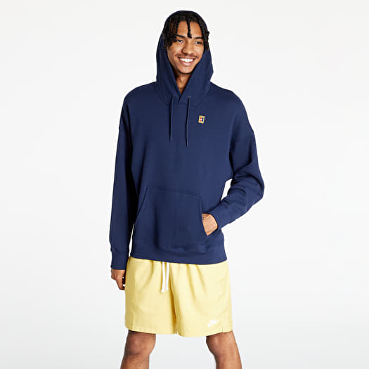 Sudaderas NikeCourt Men s Fleece Tennis Hoodie Obsidian Footshop