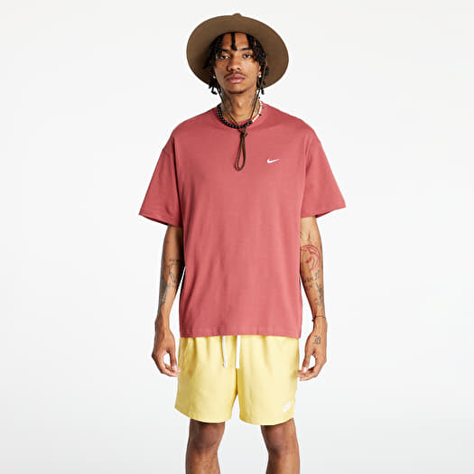 T shirts NikeLab Men s NRG Solo Swoosh SS Tee Cedar White Footshop