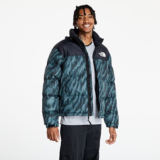 North face printed best sale jacket