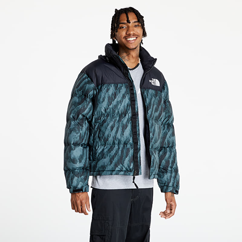 The North Face Print Nuptse Jacket Bsmgnwdntgrprnt | Footshop