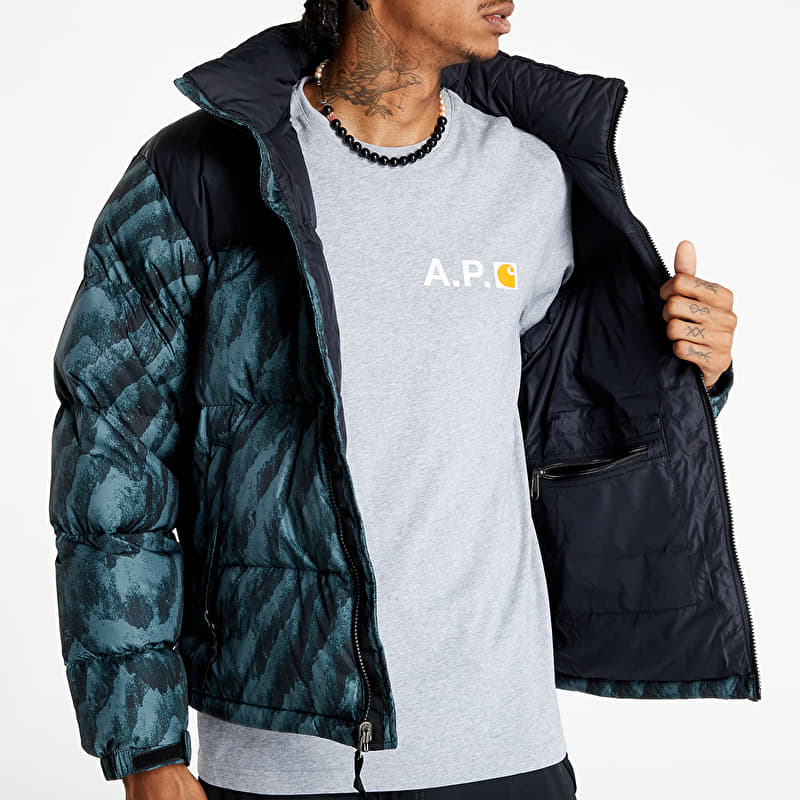 The North Face Print Nuptse Jacket Bsmgnwdntgrprnt | Footshop