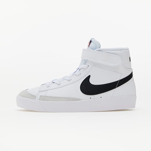 Kids sneakers and shoes Nike Blazer Mid 77 GS White Black