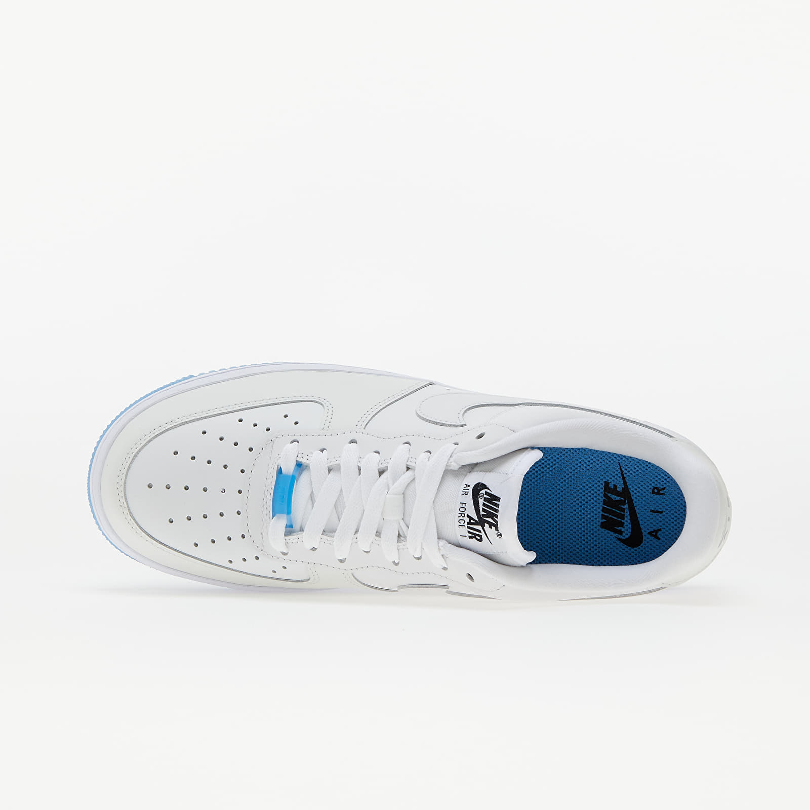 Damen Sneaker und Schuhe Nike W Air Force 1 '07 LX (UV Reactive) White/ University Blue-Black-White