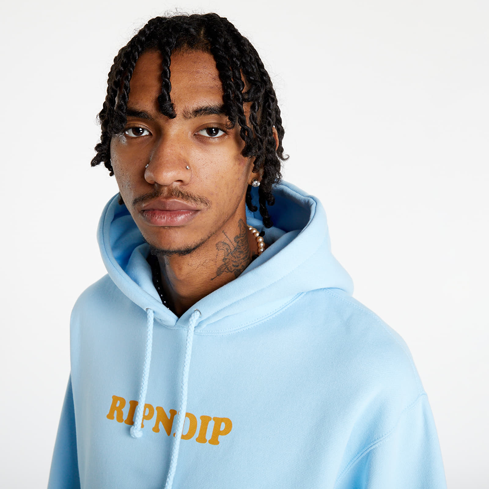 Ripndip hoodie blue top