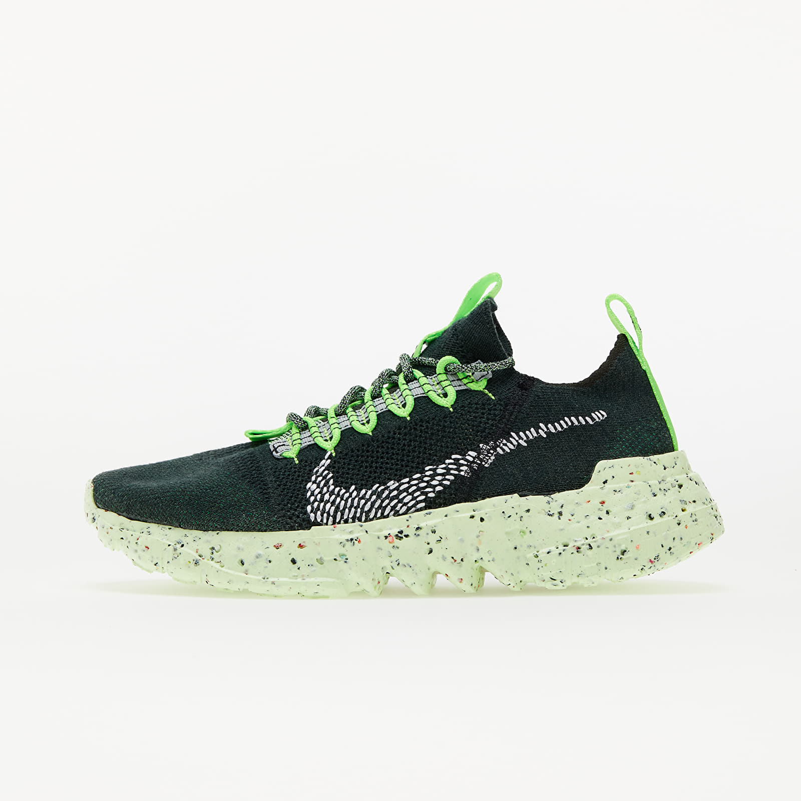 Pánske tenisky a topánky Nike Space Hippie 01 Carbon Green/ White-Electric Green