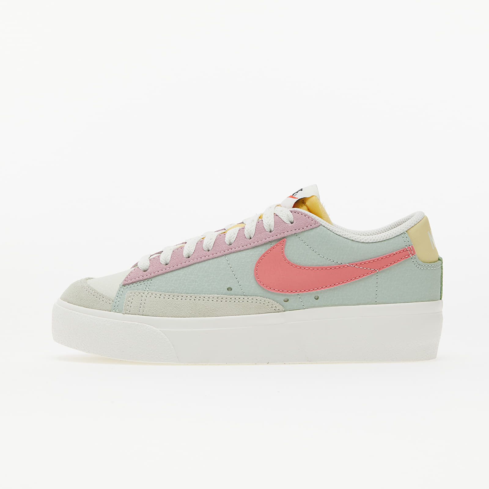 Women s shoes Nike Blazer Low Platform Seafoam Pink Salt Sea Glass Saturn Gold Footshop