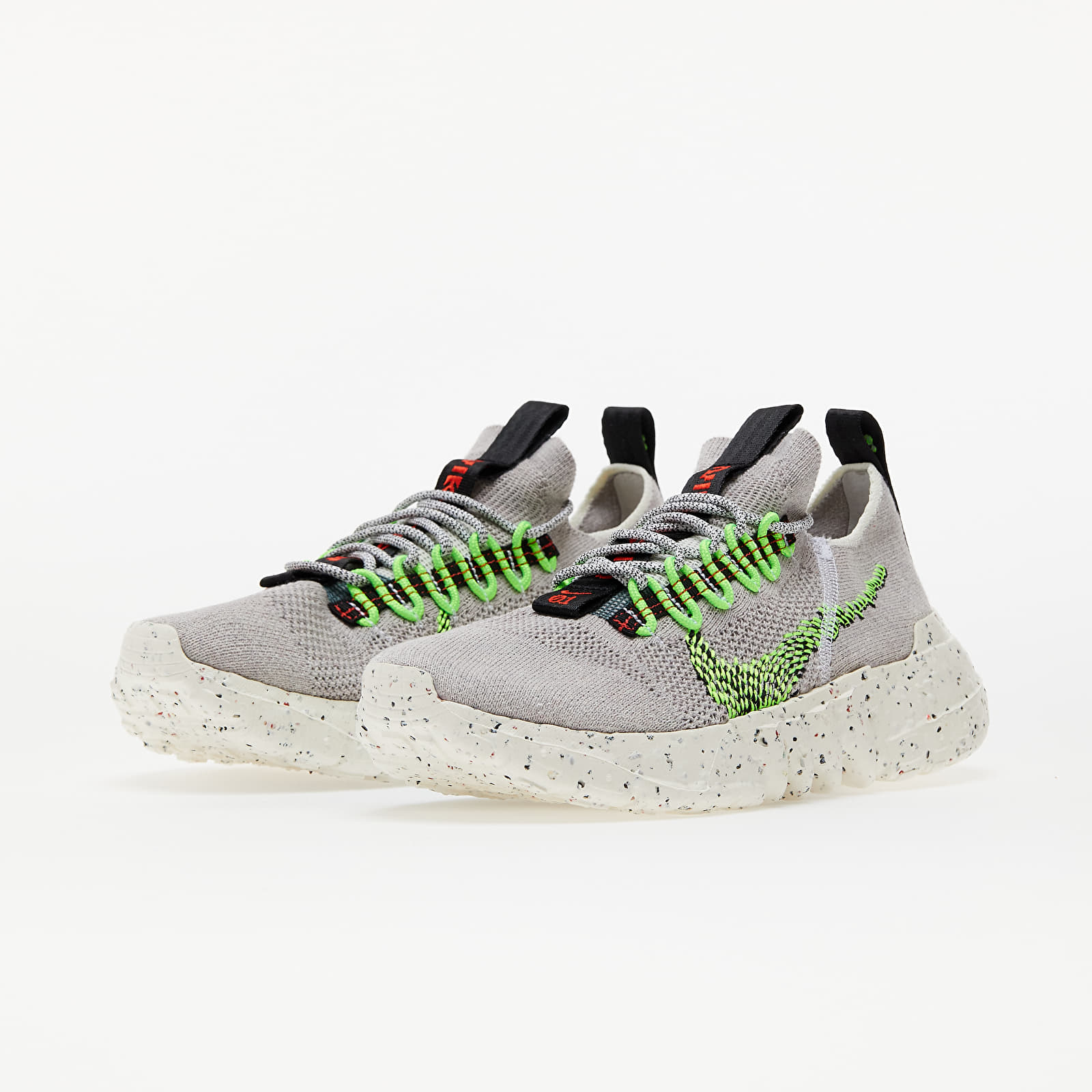 Scarpe uomo Nike Space Hippie 01 Vast Grey/ Electric Green-Black-White