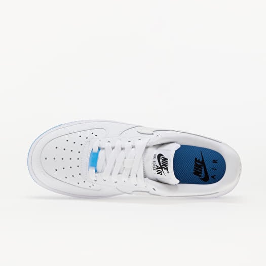 Nike W Air Force 1 07 LX UV Reactive White White White University Blue Footshop