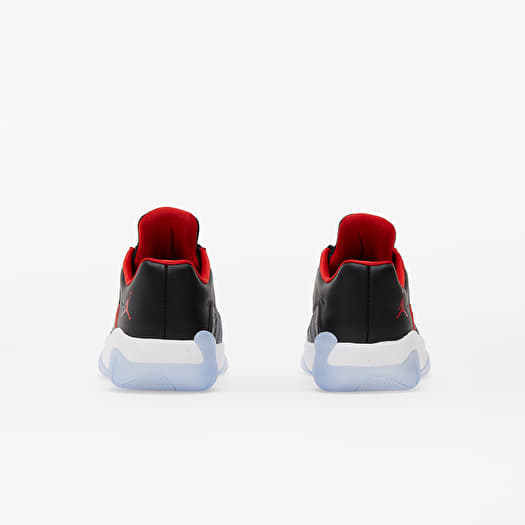 jordan 11 low black red white