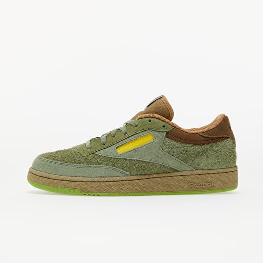 Men's shoes Reebok x National Geographic Club C Wast Green/ Acid Gold/ Soft  Cam | Footshop