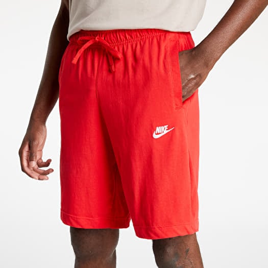 Nike club shorts red sales