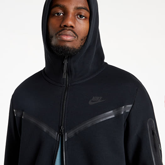 Суитшърти Nike Sportswear Tech Fleece Men's Full-Zip Hoodie Black/ Black |  Footshop
