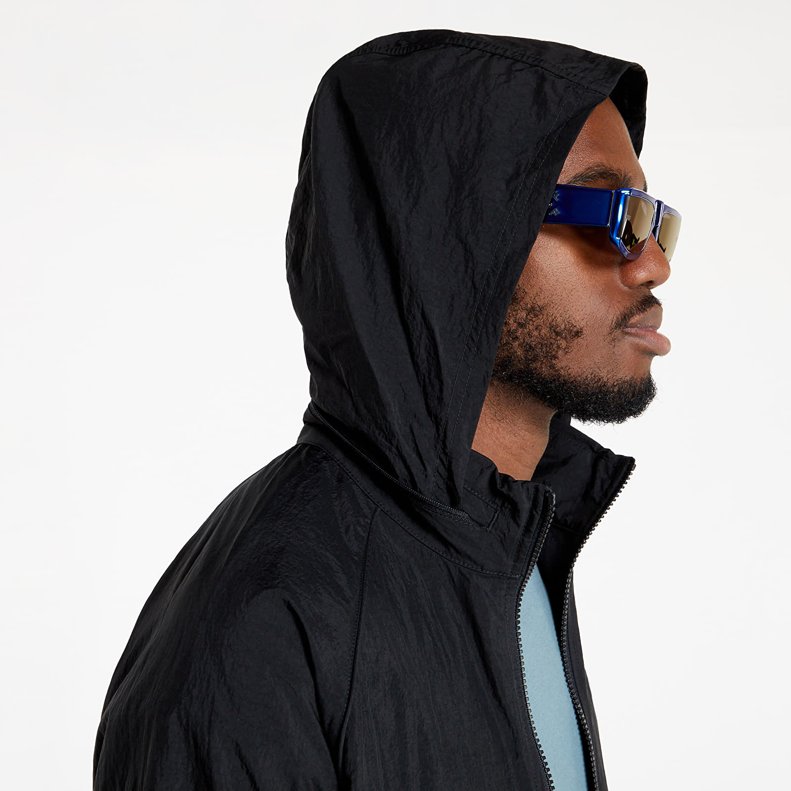 Jakker Nike Sportswear Men's Unlined Core Track Jacket Black/ Black/ White
