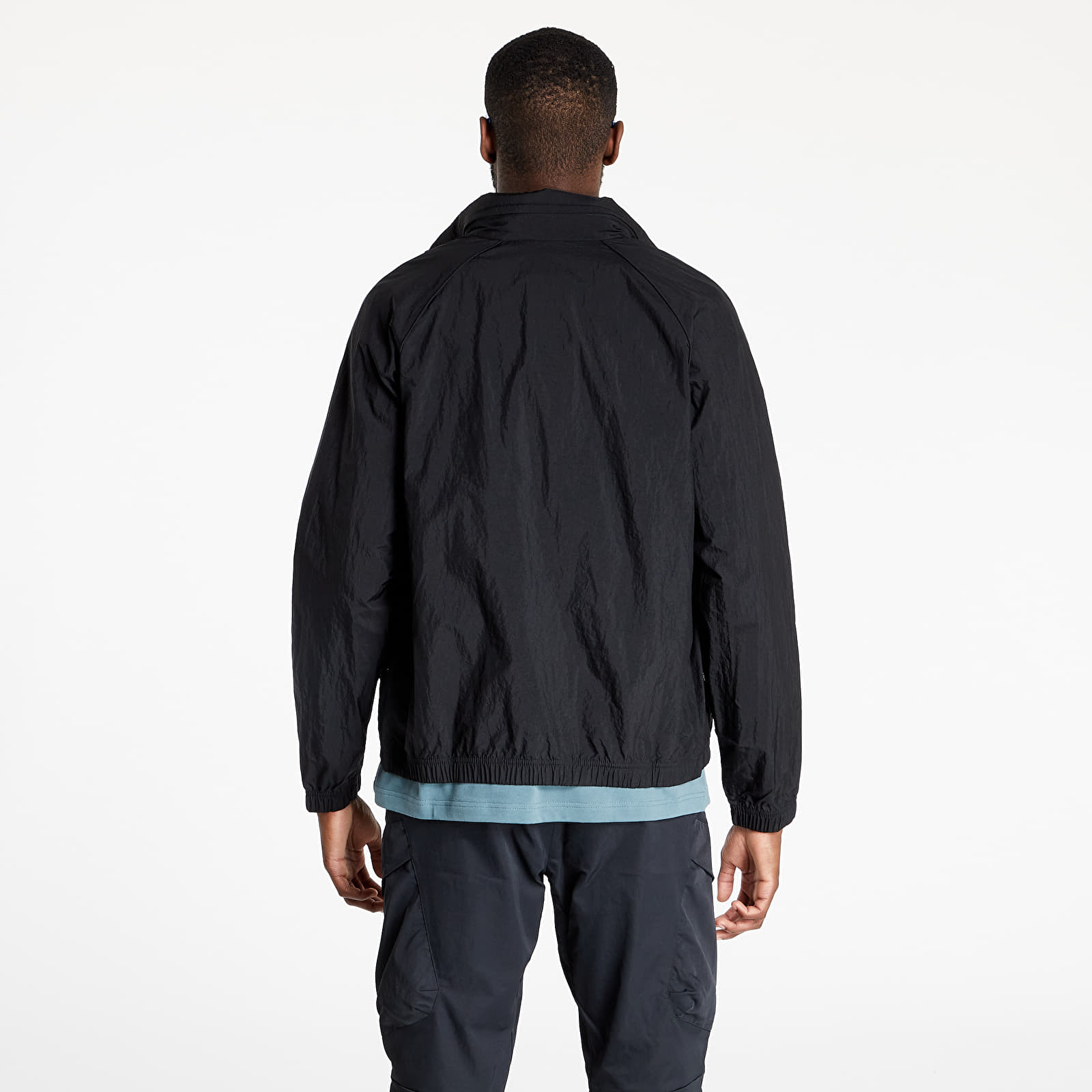 Jakker Nike Sportswear Men's Unlined Core Track Jacket Black/ Black/ White