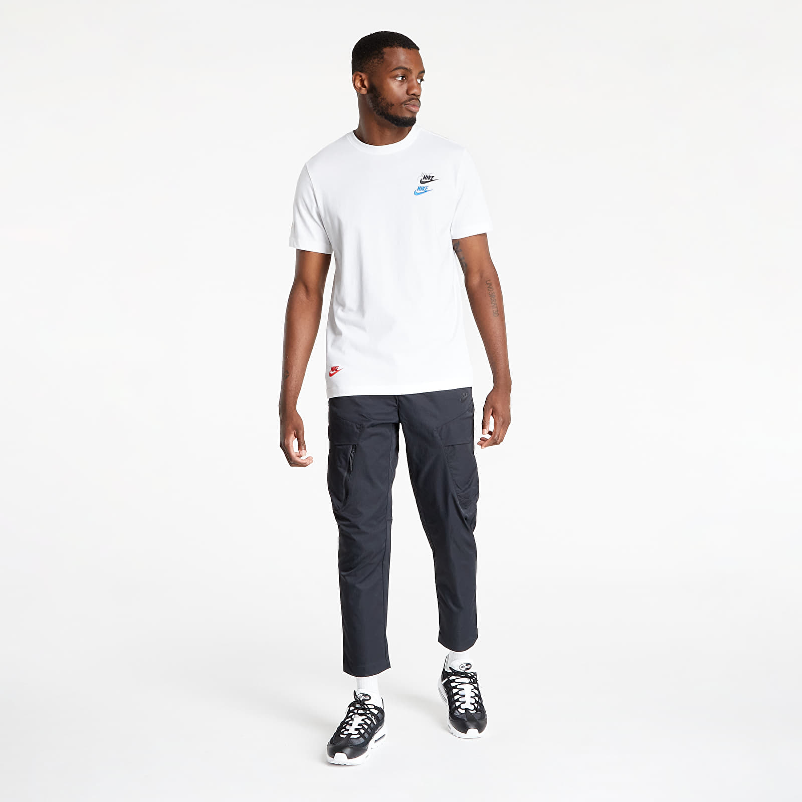 Džínsy a nohavice Nike Sportswear Tech Essentials M Woven Unlined Utility Pants Black/ Black
