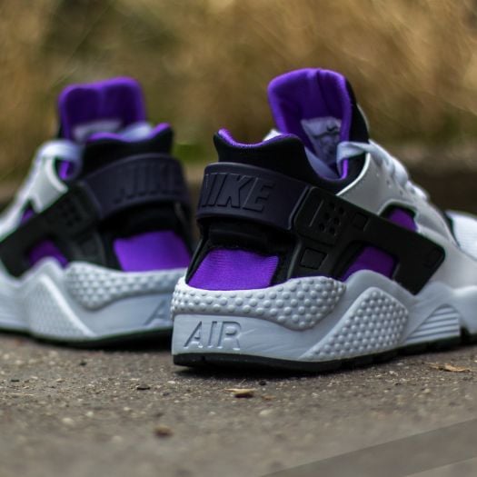 Nike huarache black and purple mens shop