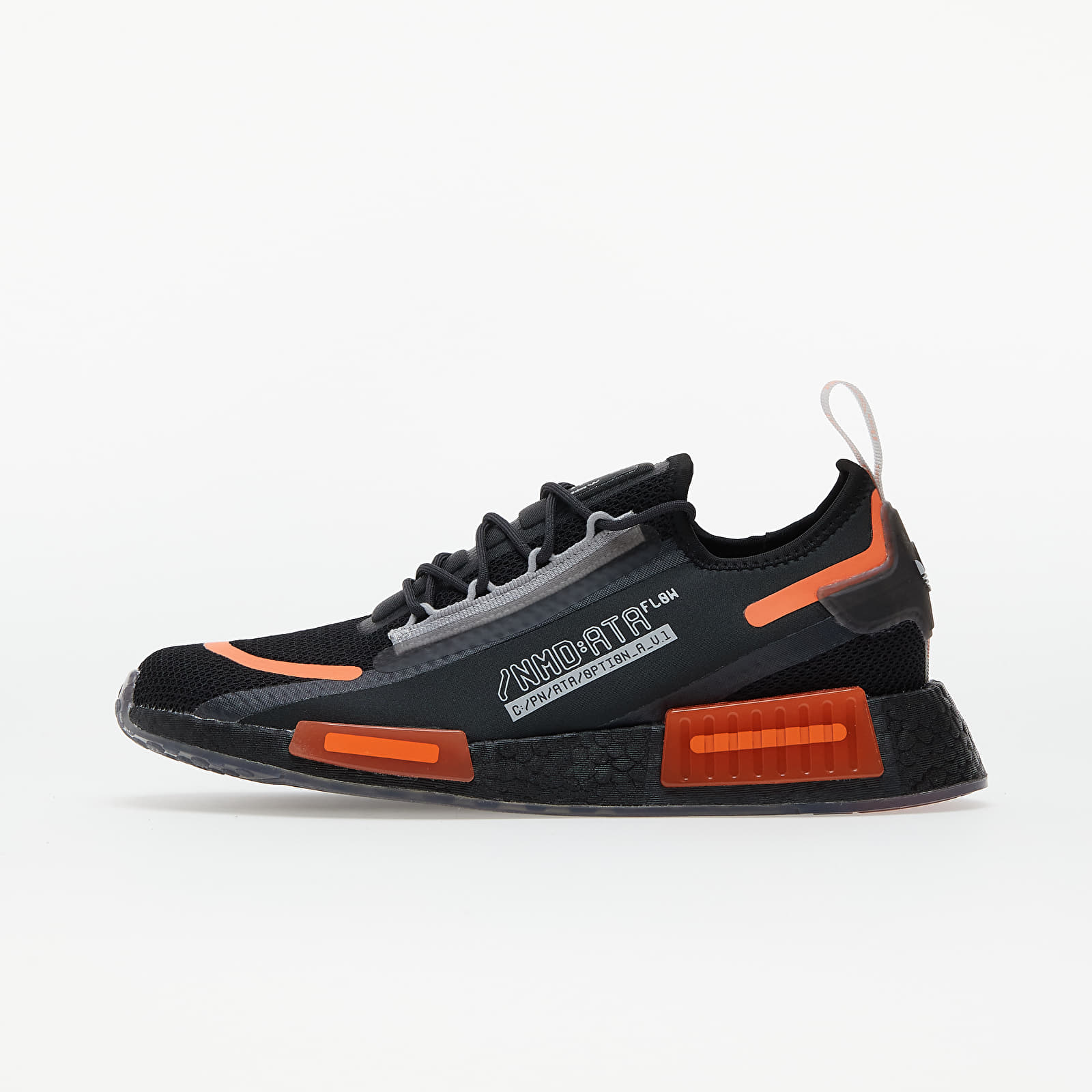 Men's shoes adidas NMD_R1 Spectoo Core Black/ Carbon/ Team Solar Orange
