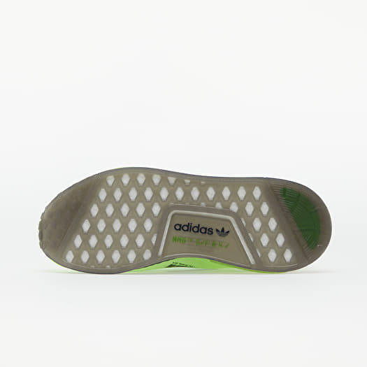 Adidas men's nmd r1 knit trainer sneakers green top