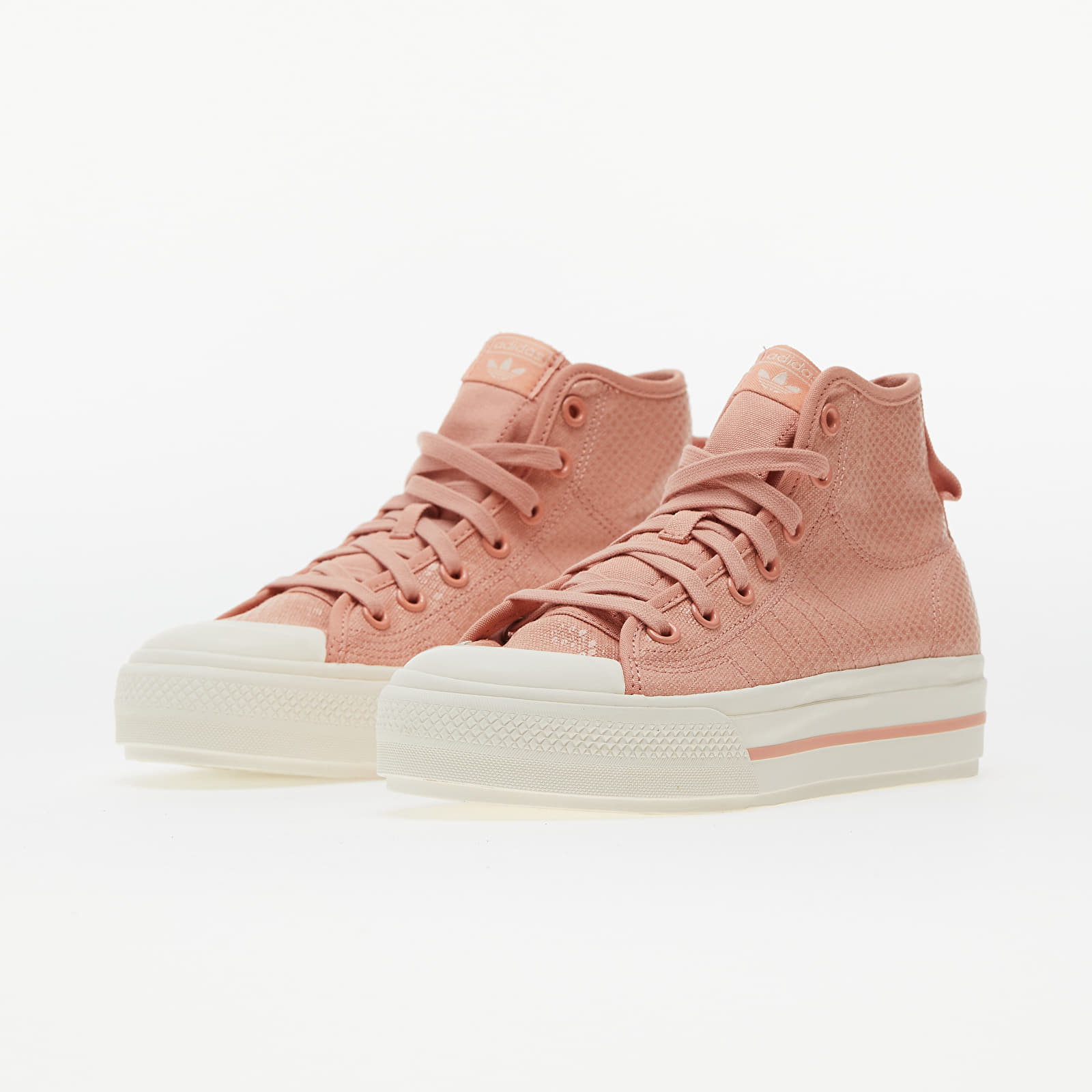 Zapatillas mujer adidas W Nizza RF Platform Mid Amblus/ Amblus/ Core White
