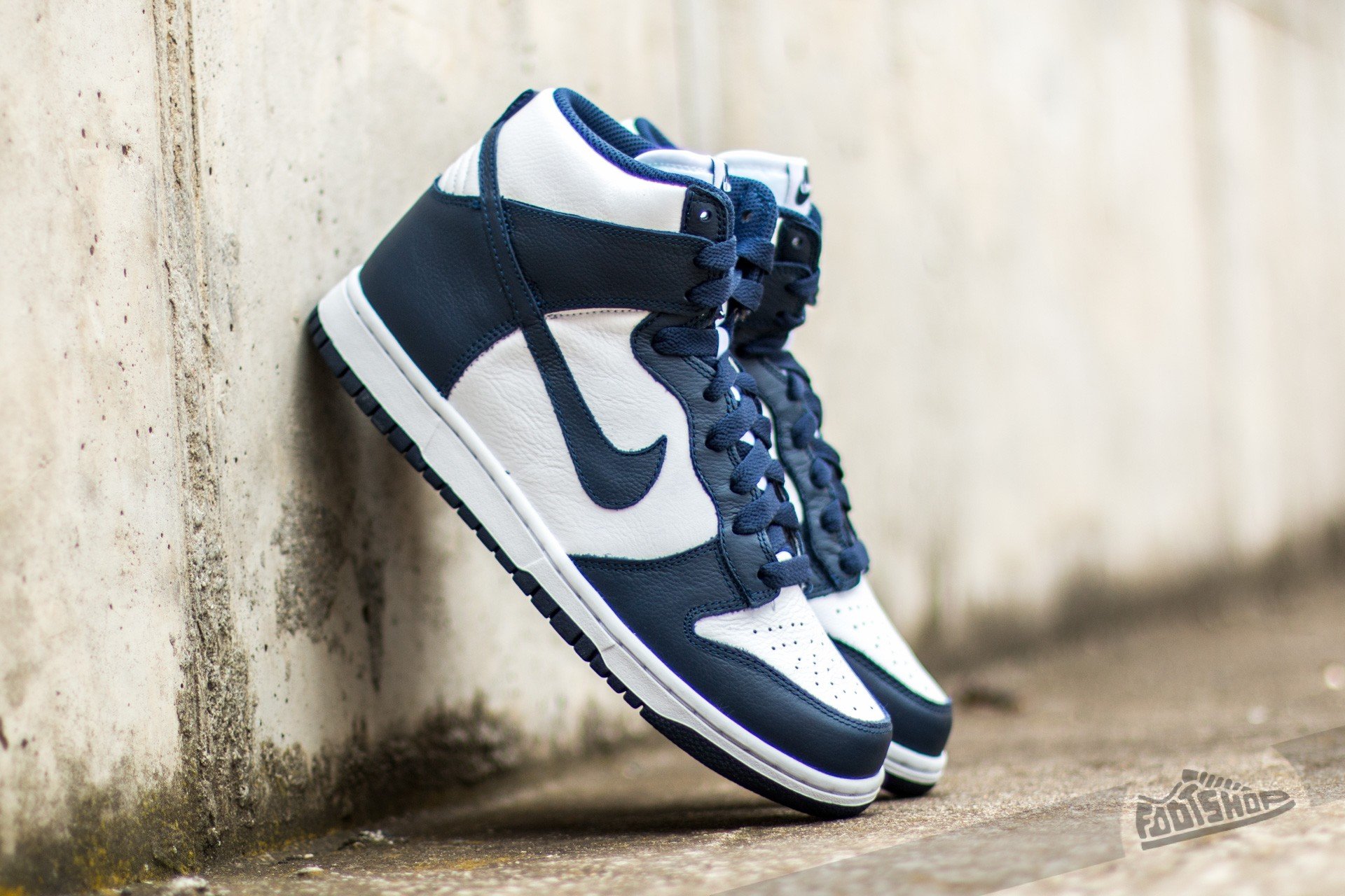 Nike Dunk Retro QS White Midnight Navy