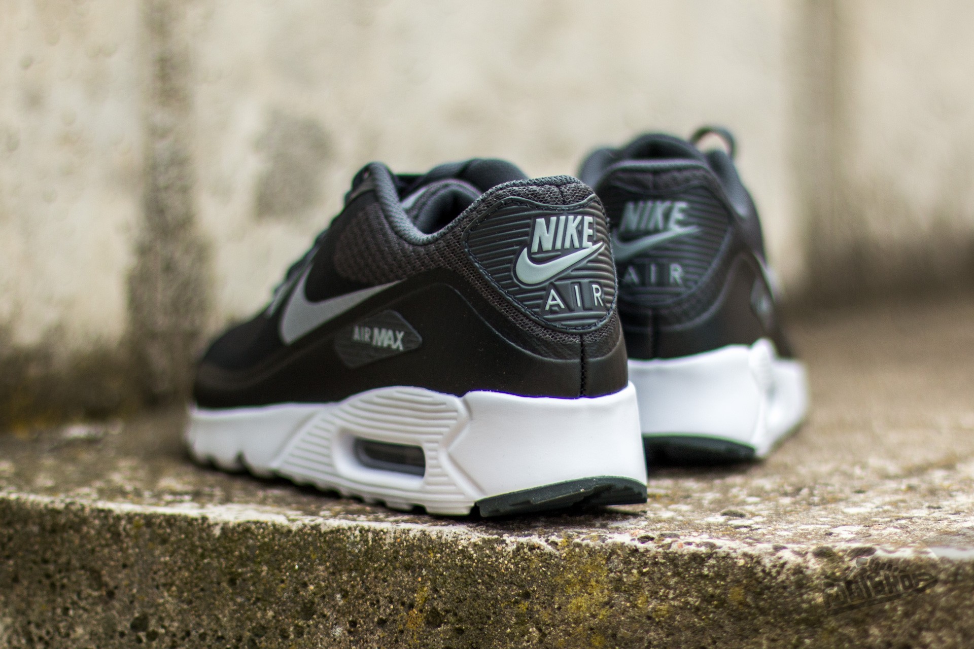 Men s shoes Nike Air Max 90 Ultra Essential Black Cool Grey Anthracite White Footshop