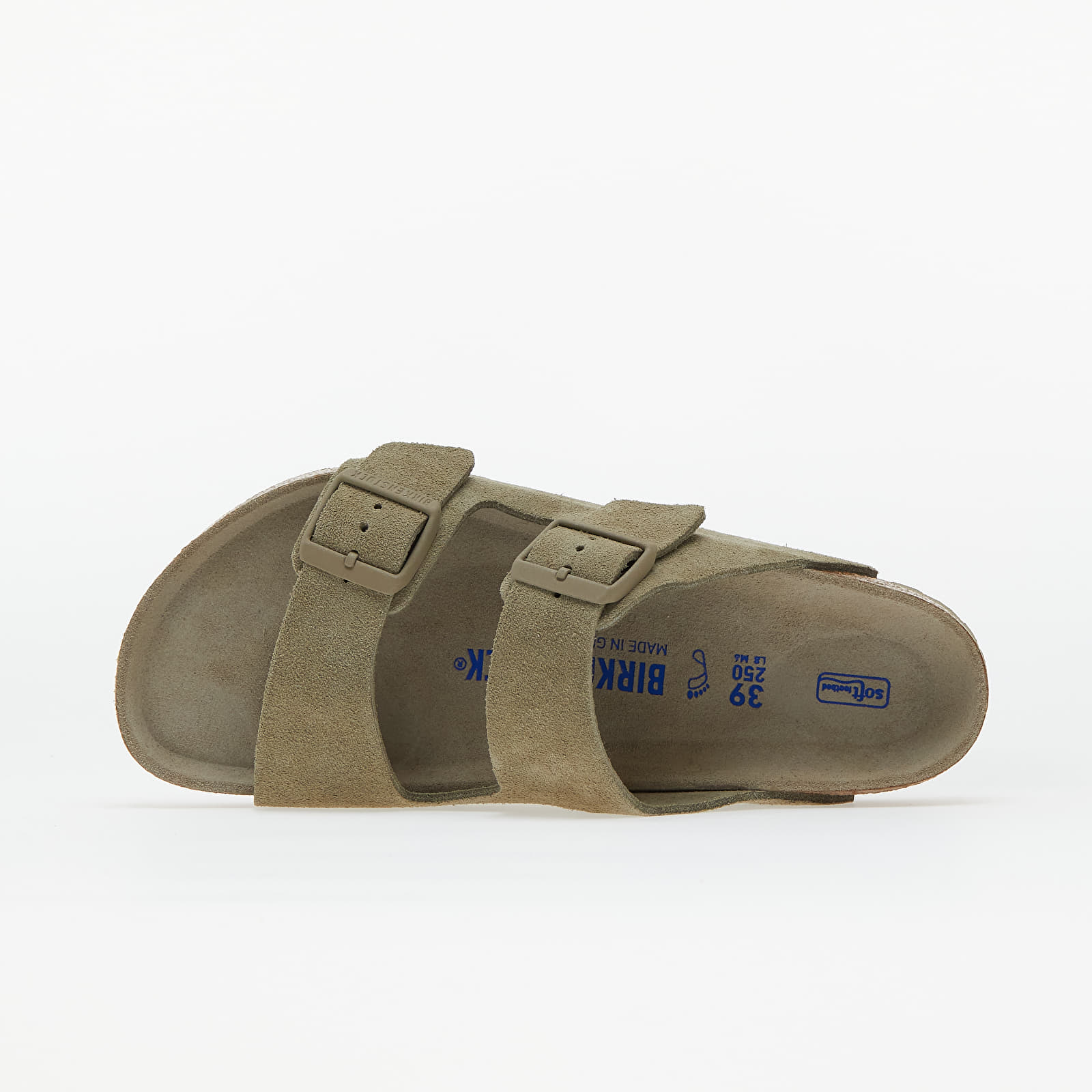 Men's shoes Birkenstock Arizona Birko-Flor Soft Faded Khaki