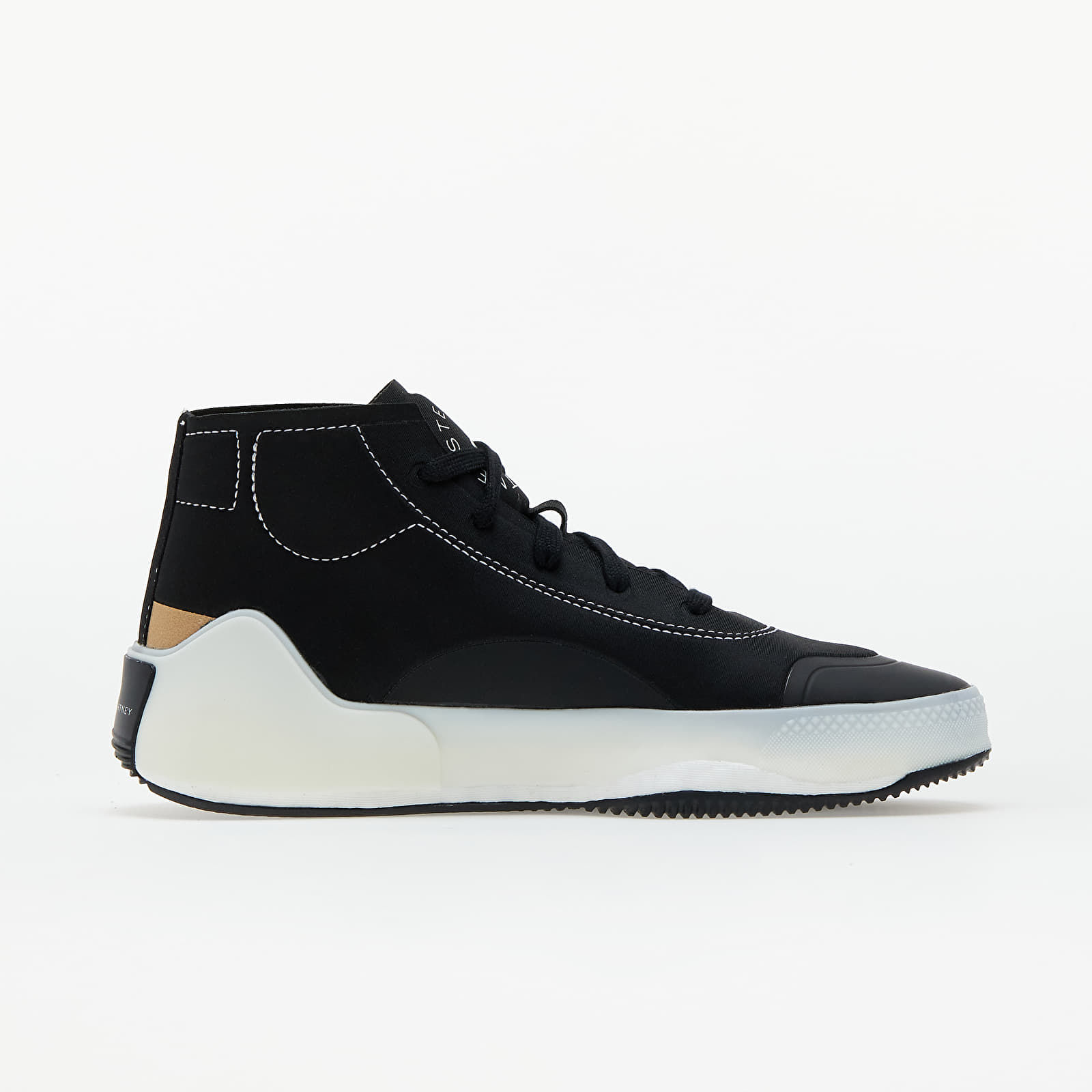 Moteriška avalynė adidas x Stella McCartney Treino Mid Core Black/ Cloud White/ Off White