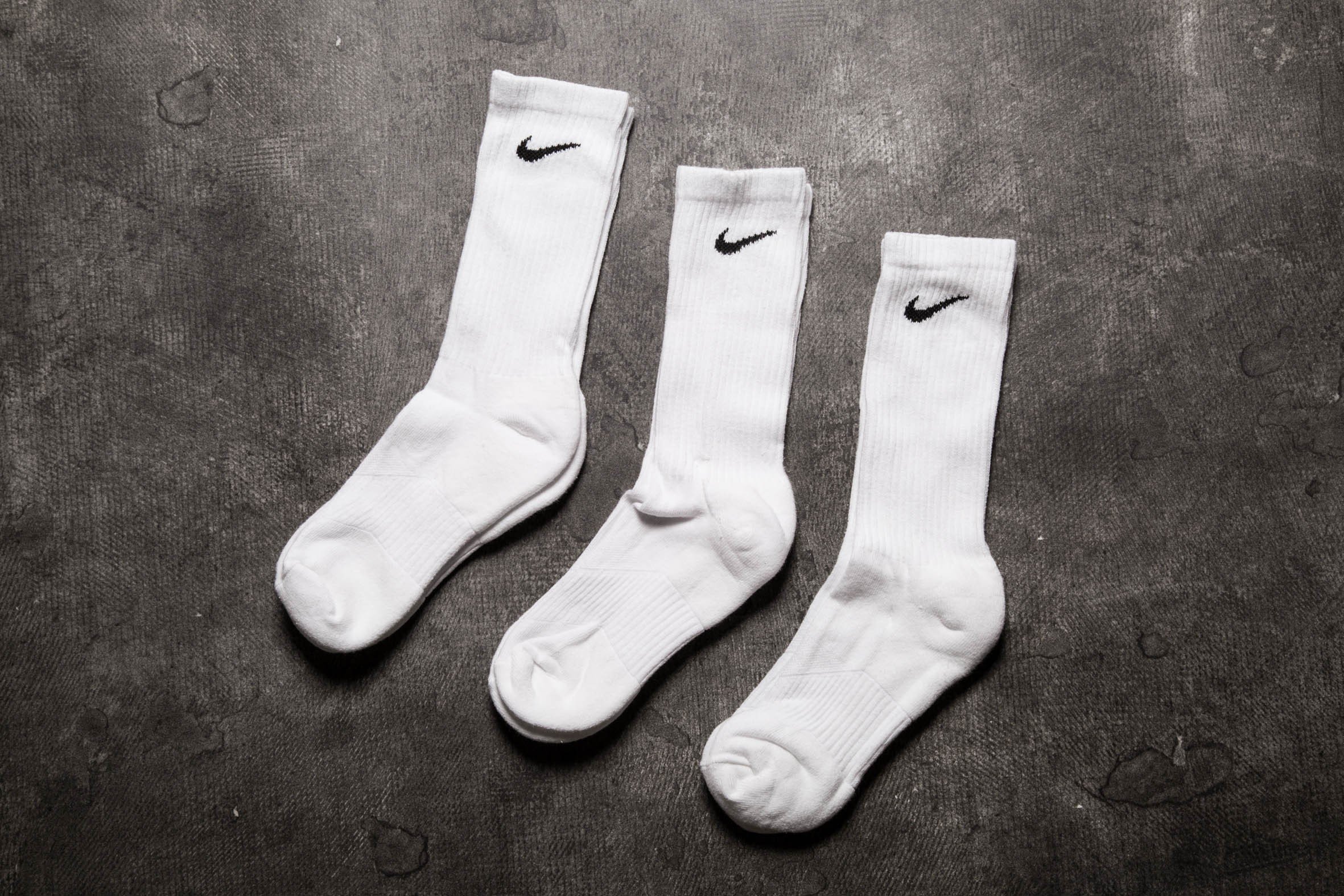 Ponožky Nike 3P Yth Ctn Cush Crew W/ Moist White/ Black