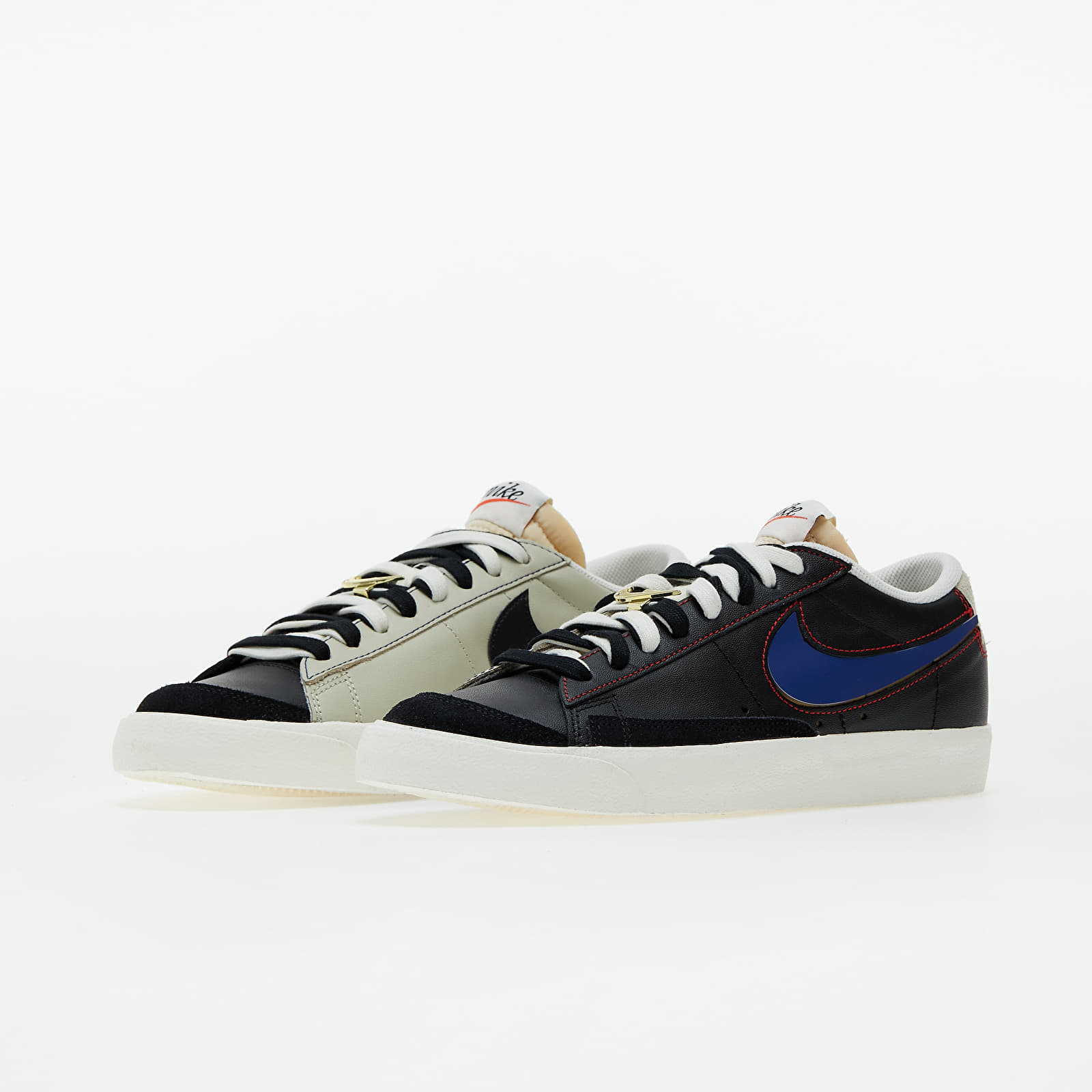 Nike blazer low hombre online negro