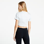 T-shirts Nike Air Women's Short-Sleeve Crop Top Pure Platinum/ White/ Black  | Footshop