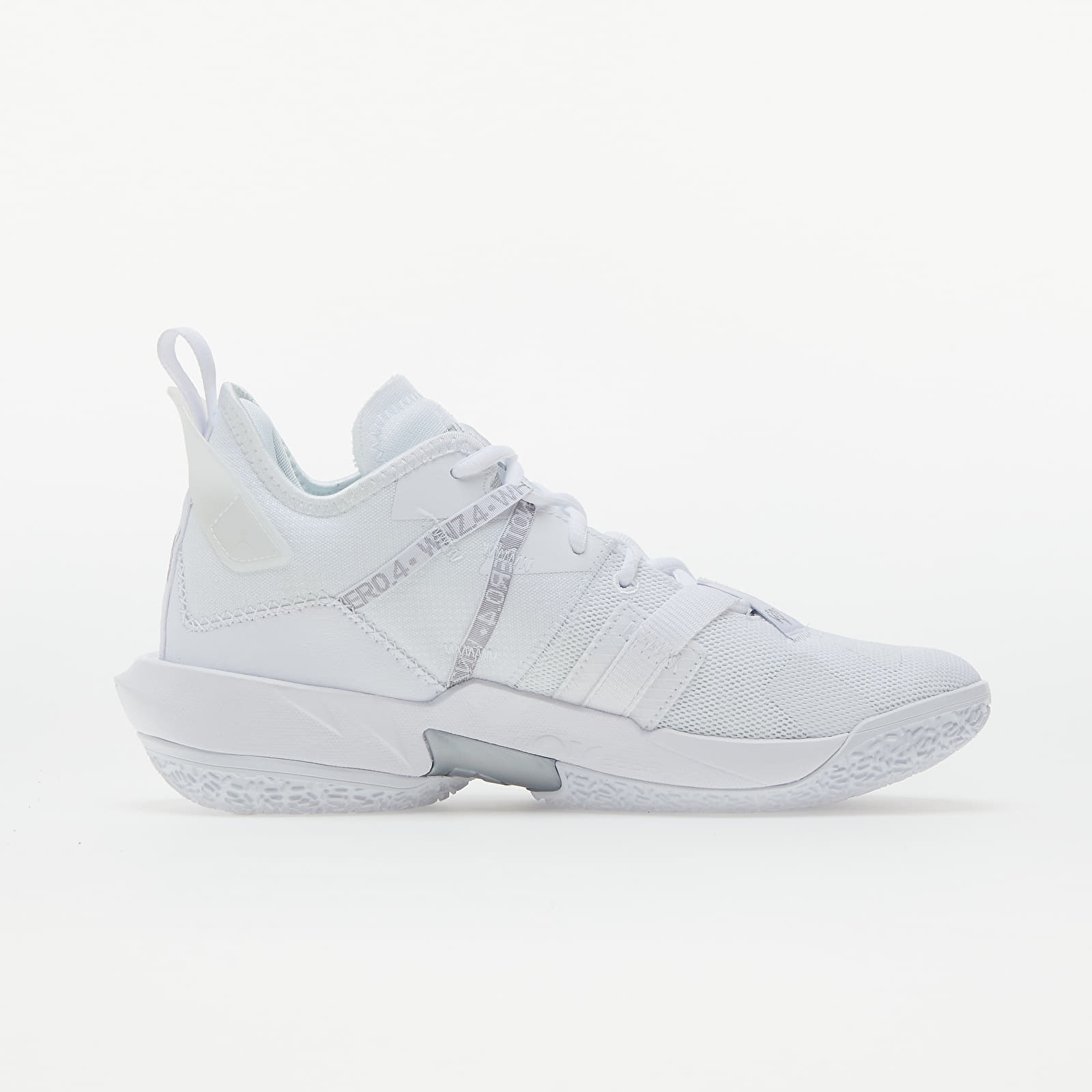 Scarpe uomo Jordan 'Why Not?' Zer0.4 White/ Metallic Silver-White
