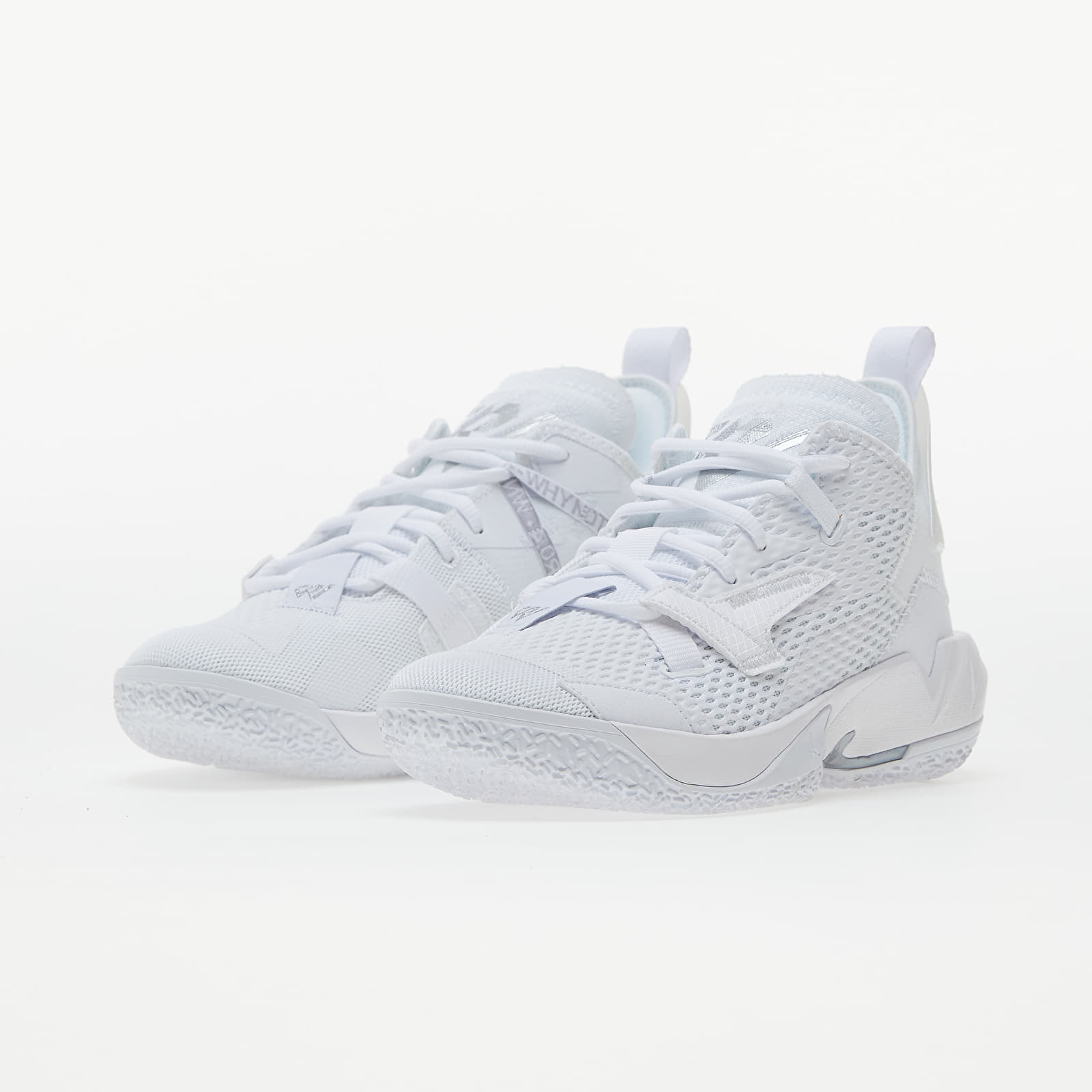 Scarpe uomo Jordan 'Why Not?' Zer0.4 White/ Metallic Silver-White
