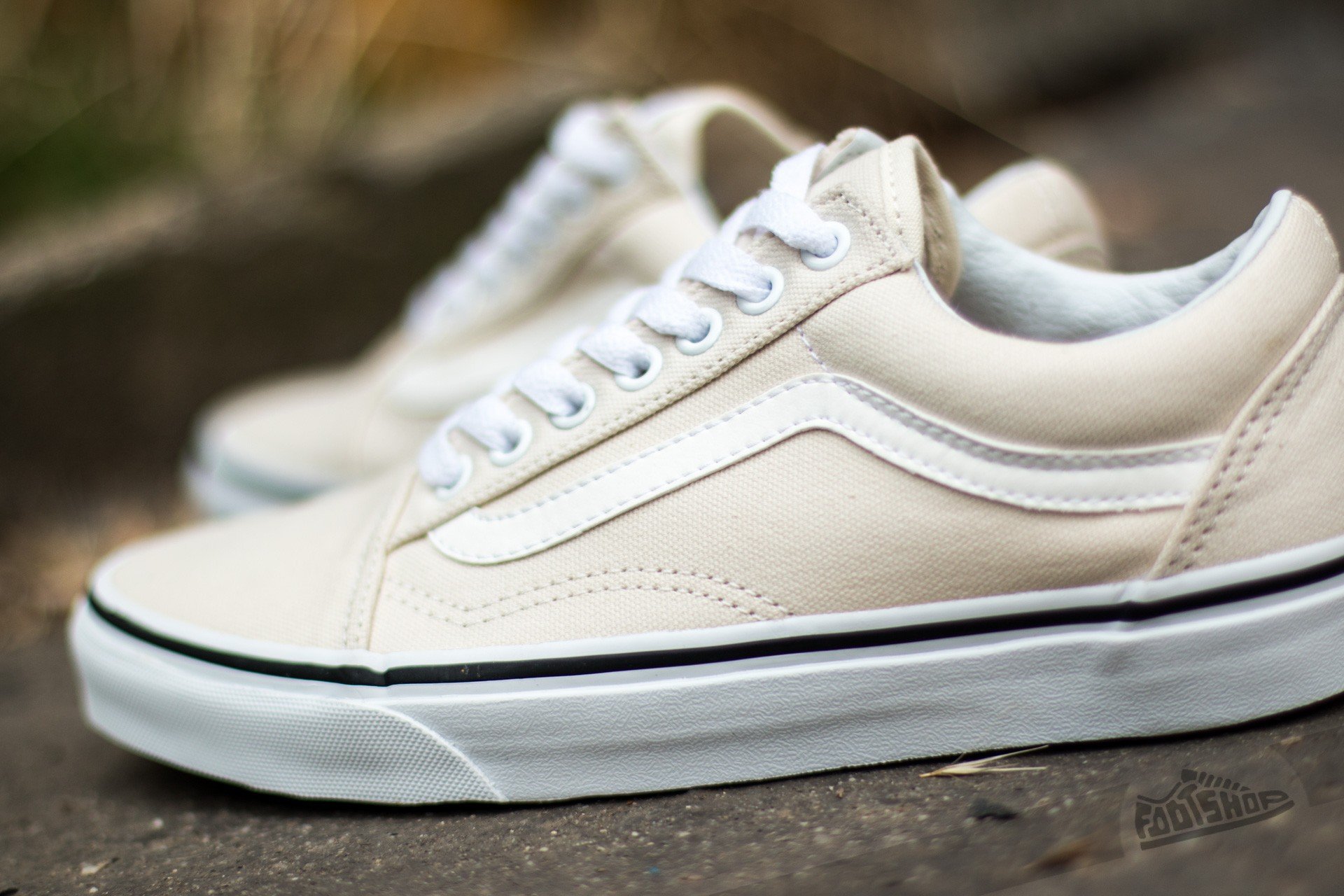 Herren Sneaker und Schuhe Vans Old Skool Canvas Classic White Footshop