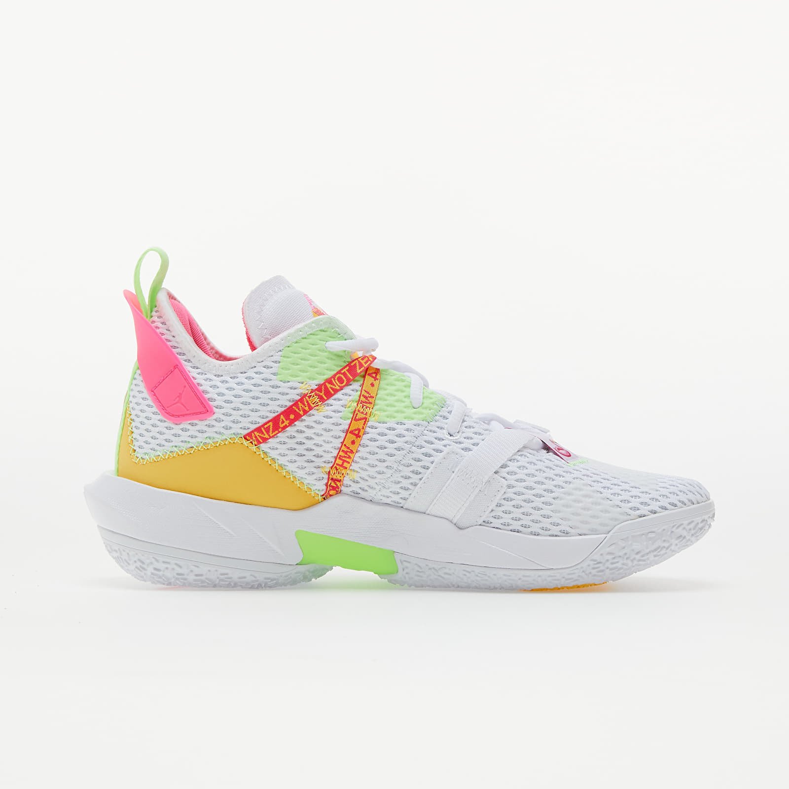 Pánské tenisky a boty Jordan 'Why Not?' Zer0.4 White/ Citron Pulse-Hyper Pink-Lime Glow