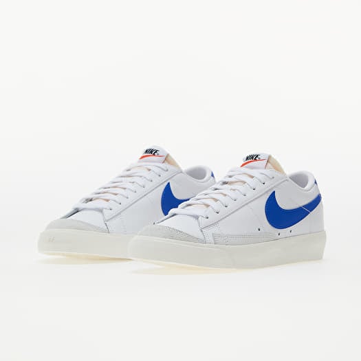 Men s shoes Nike Blazer Low 77 Vintage White Hyper Royal White White Footshop