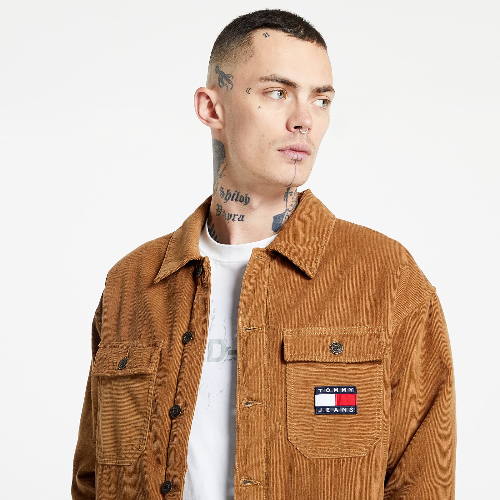Tommy Jeans Lined Cord Overshirt
