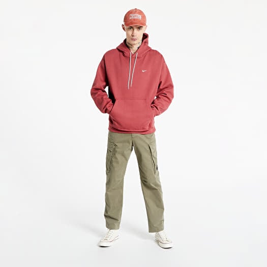 Hoodies and sweatshirts NikeLab Men s NRG Solo Swoosh Fleece Hoodie Cedar White Footshop