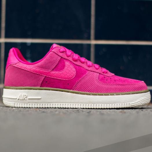 Pink suede air force 1 womens top