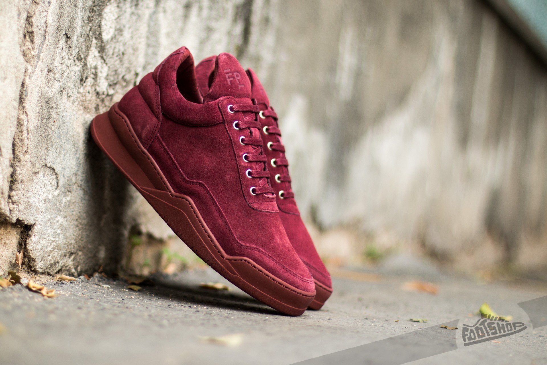 Мъжки кецове и обувки Filling Pieces Low Top Ghost Bordeaux