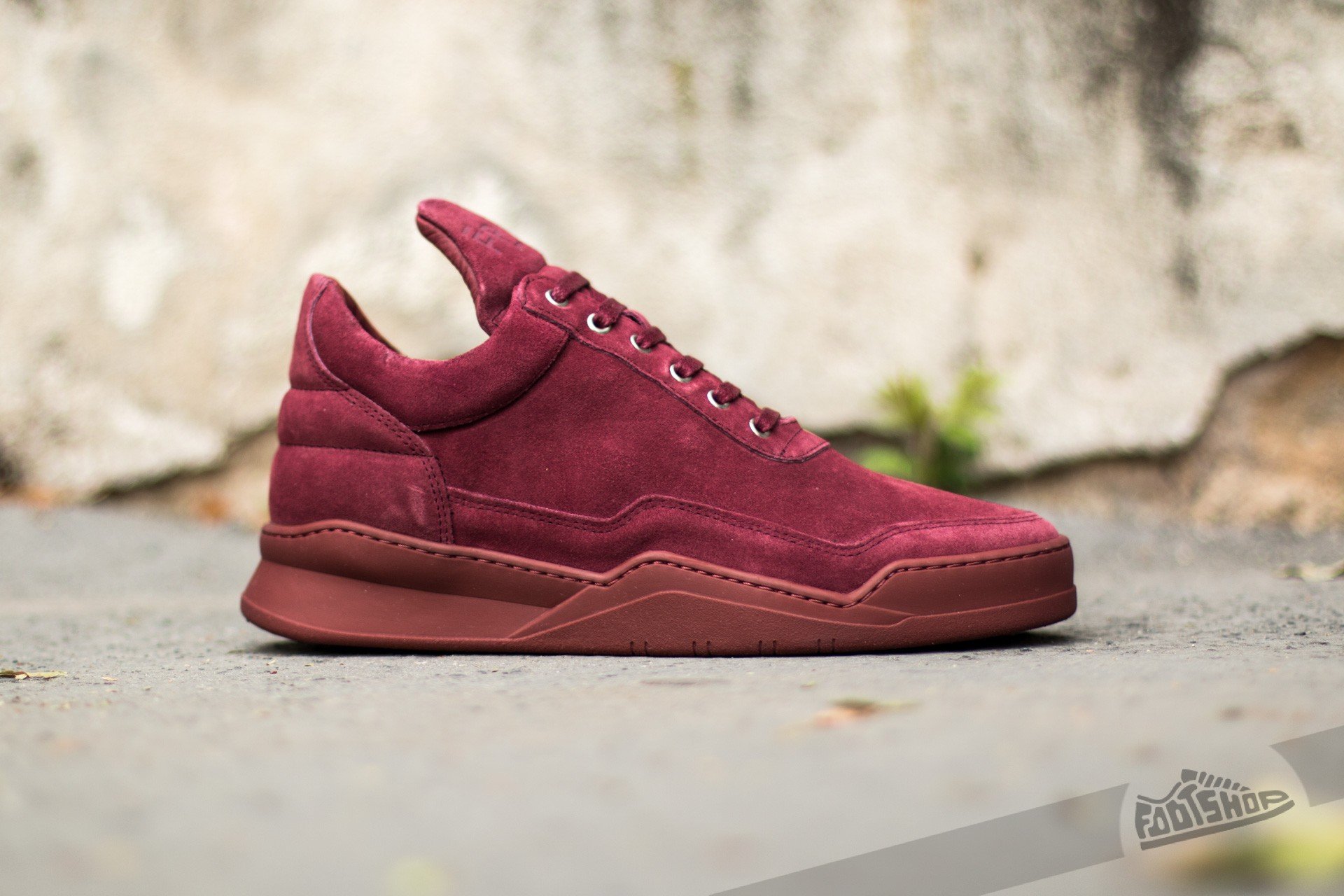 Мъжки кецове и обувки Filling Pieces Low Top Ghost Bordeaux