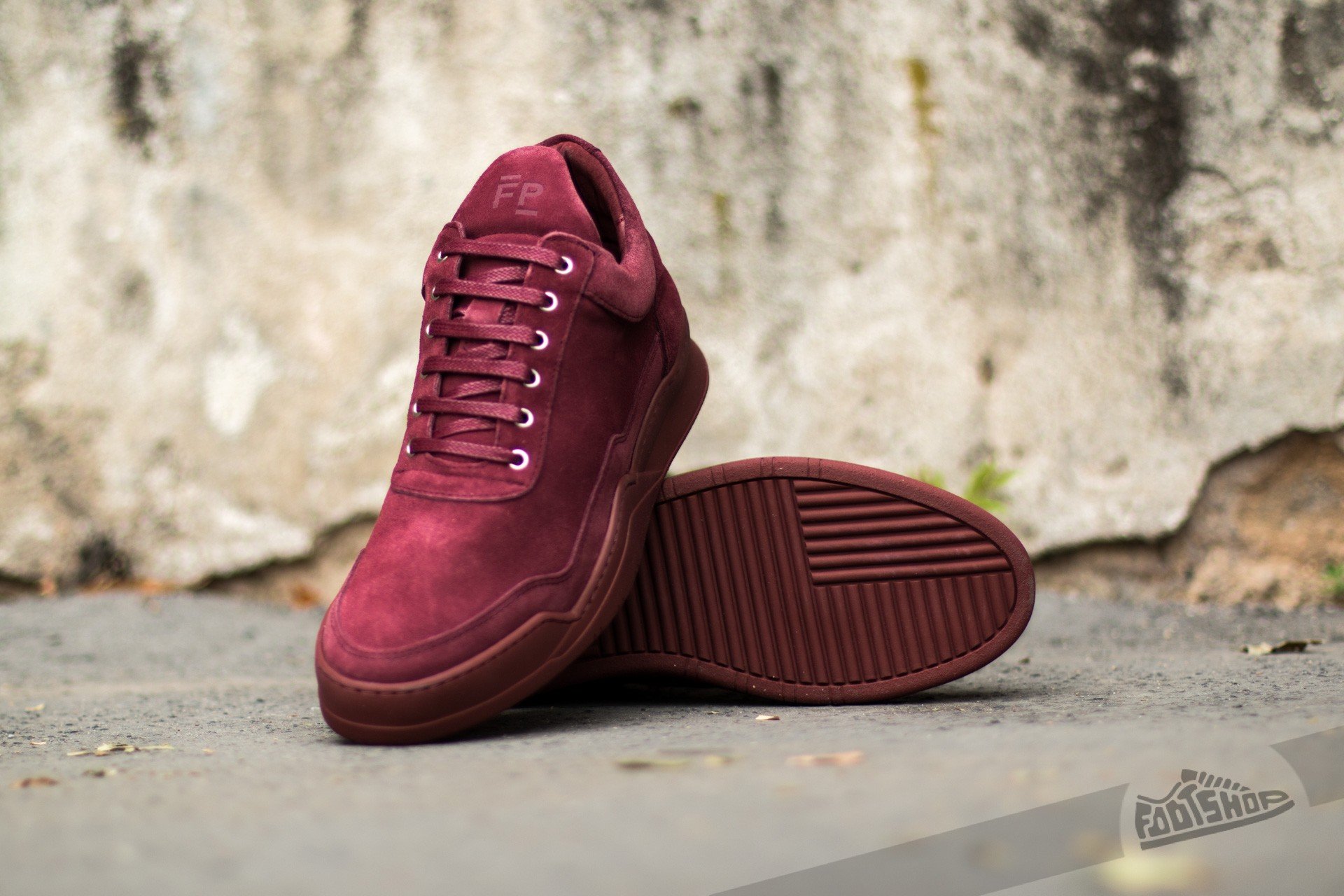 Мъжки кецове и обувки Filling Pieces Low Top Ghost Bordeaux