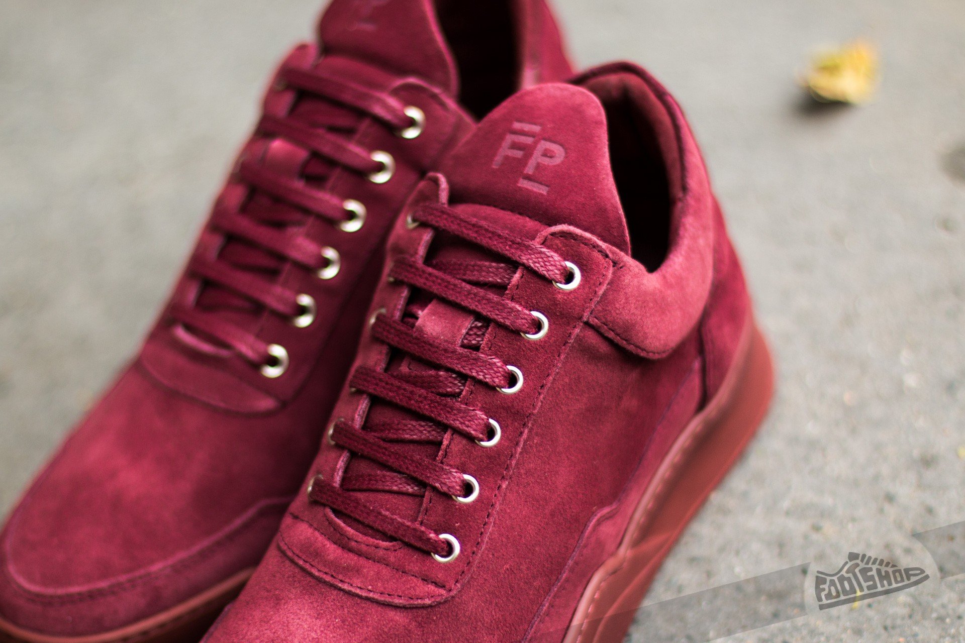 Мъжки кецове и обувки Filling Pieces Low Top Ghost Bordeaux