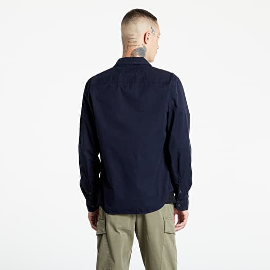 Shirts C.P. Company Gabardine Long Sleeve Shirt Dark Navy