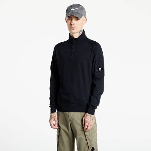 C.P. Company Light Fleece Polo Collar Sweatshirt